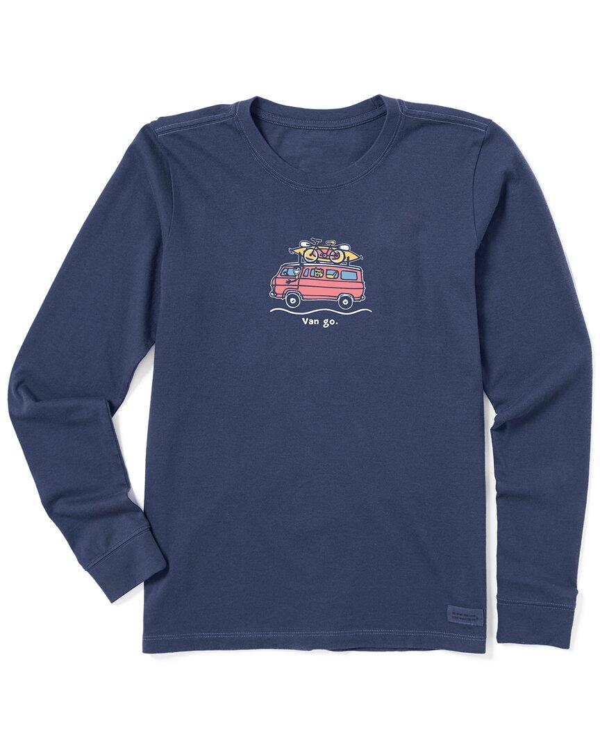 Vintage Van Go Crusher T-shirt in Blue 