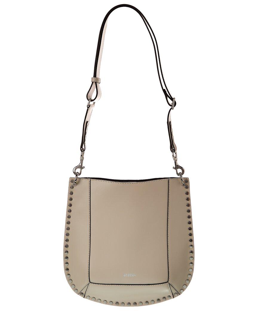 Isabel Marant Oskan Leather Shoulder Bag in White Lyst UK
