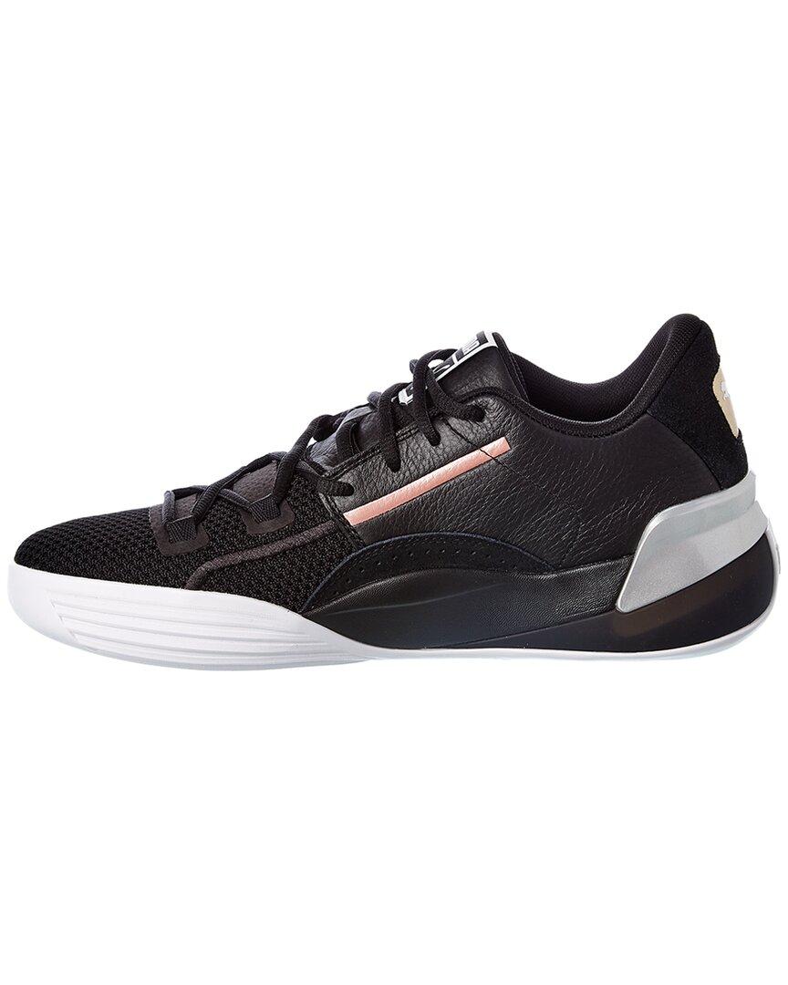 puma clyde hardwood black white