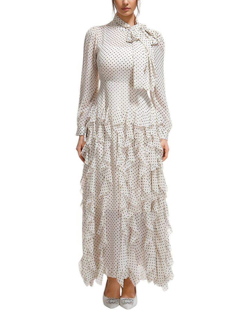 fitted lace wedding dress Amina High Neck Maxi Dress | Fairyfloss | Dresses main image 1