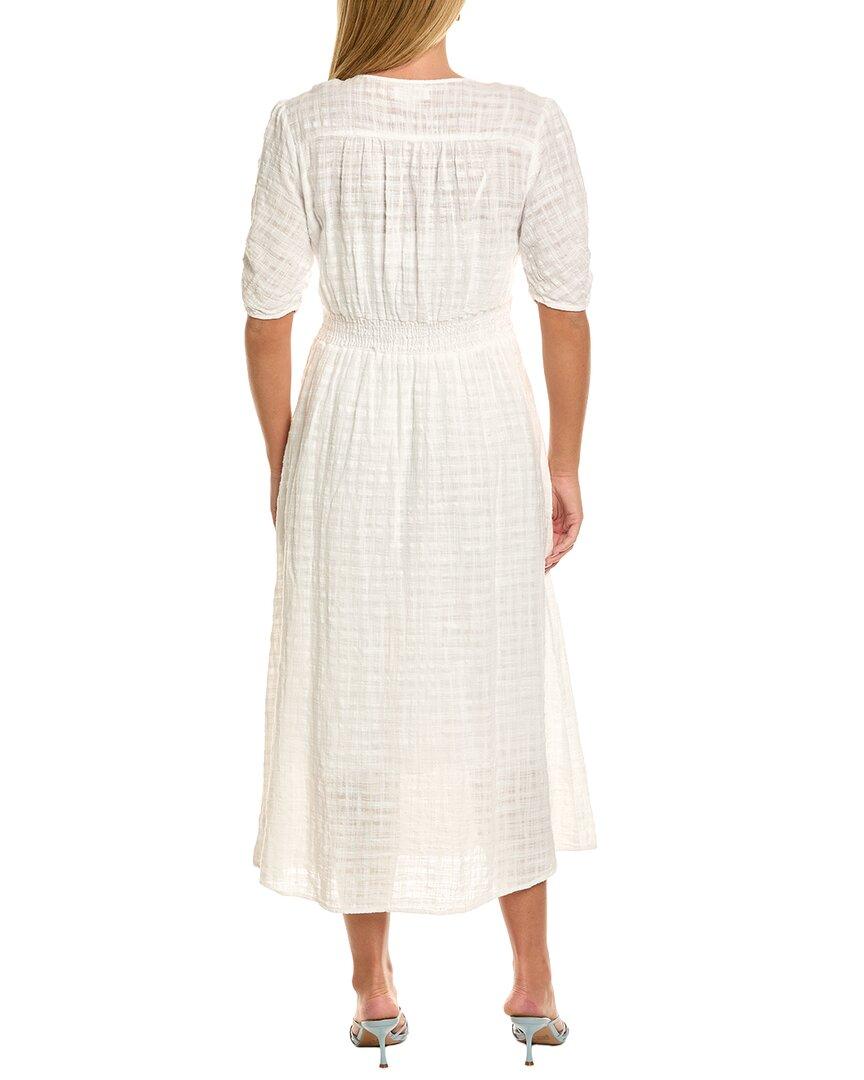 spencer white linen midi dress Marks & Spencer Linen Rich Broderie Midi Shirt Dress $ 135 Available sizes UK8
