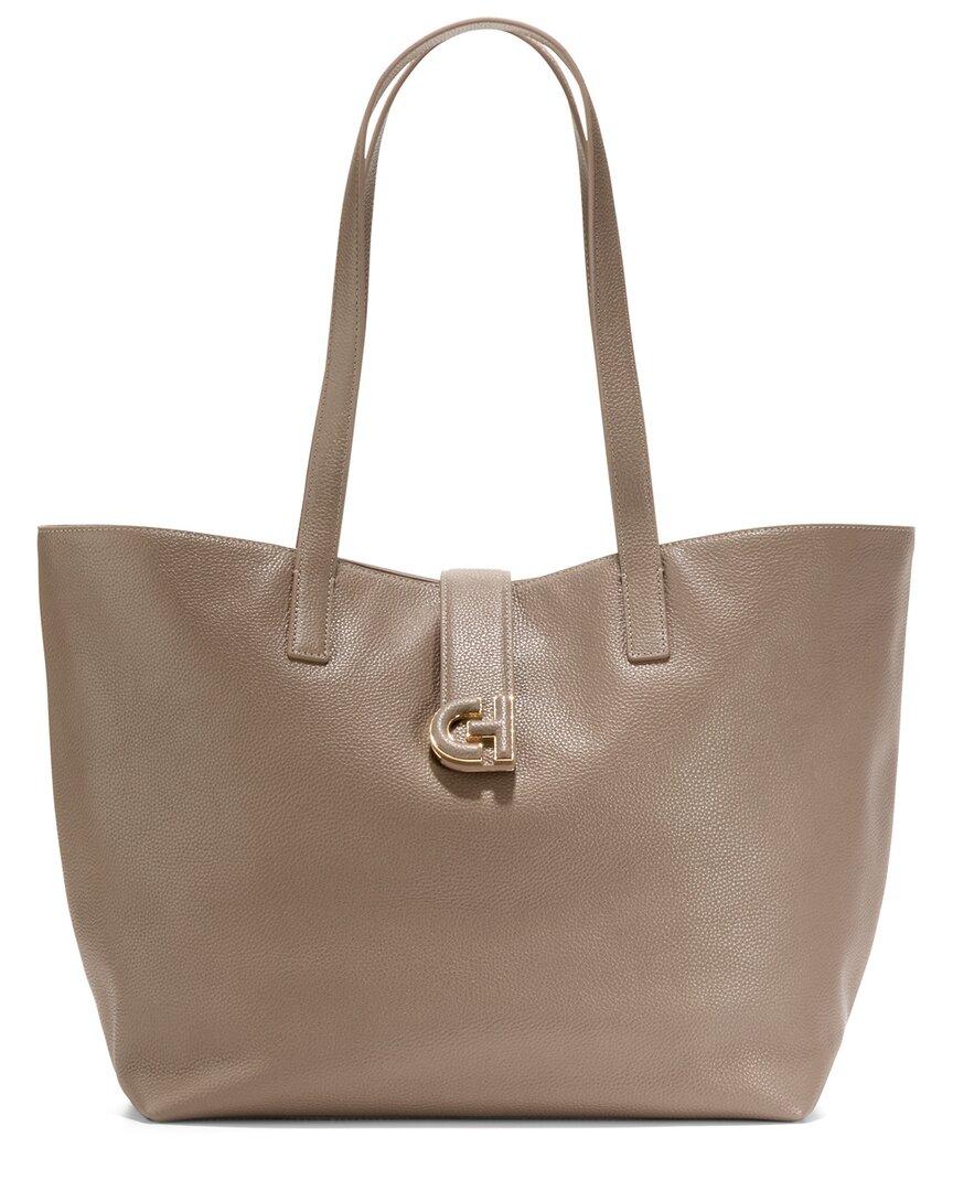 Cole Haan Simply Everything Leather Tote in Brown | Lyst