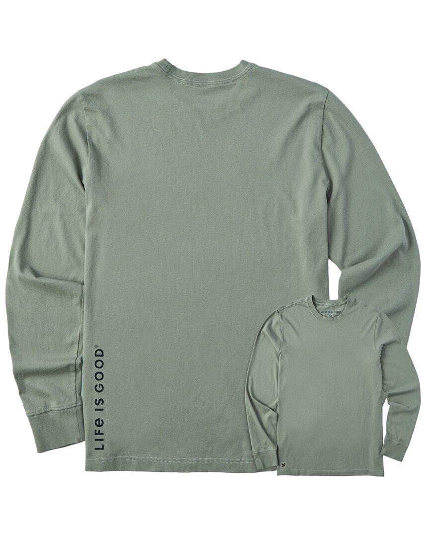 T-Shirt Life Is Good Homme - Winter Is Magic - Bear Crusher - Manches Longues - Taille M