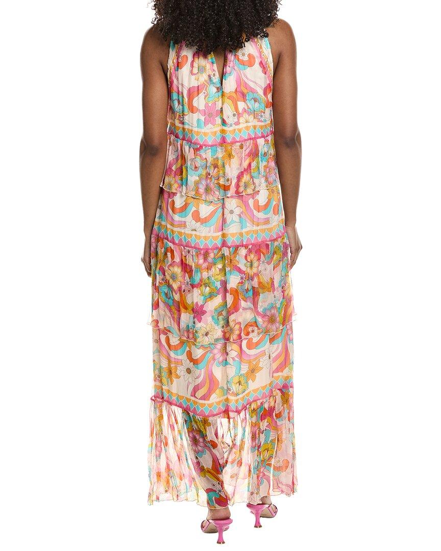 johnny was loran tiered maxi dress Johnny Was Tiered Maxi Dress