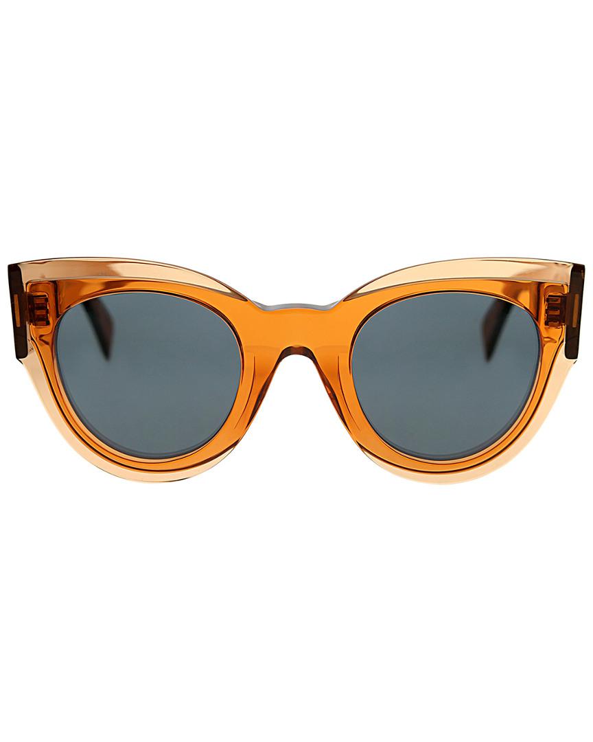 Celine Céline Women's Cat-eye 48mm Sunglasses in Orange - Lyst