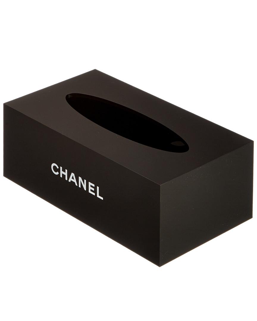 Chanel Black Acrylic Tissue Box, Never Used | Lyst