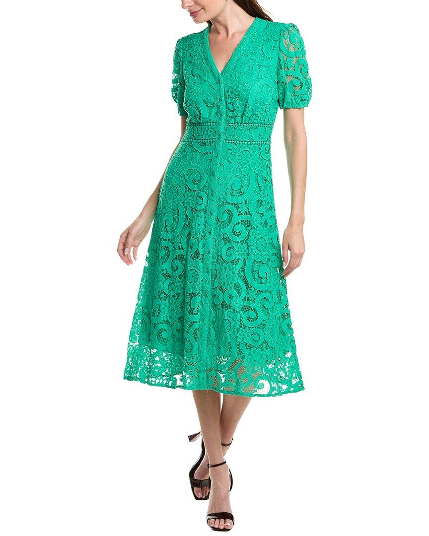 Nanette Lepore Valentina Lace Shirtdress in Green | Lyst