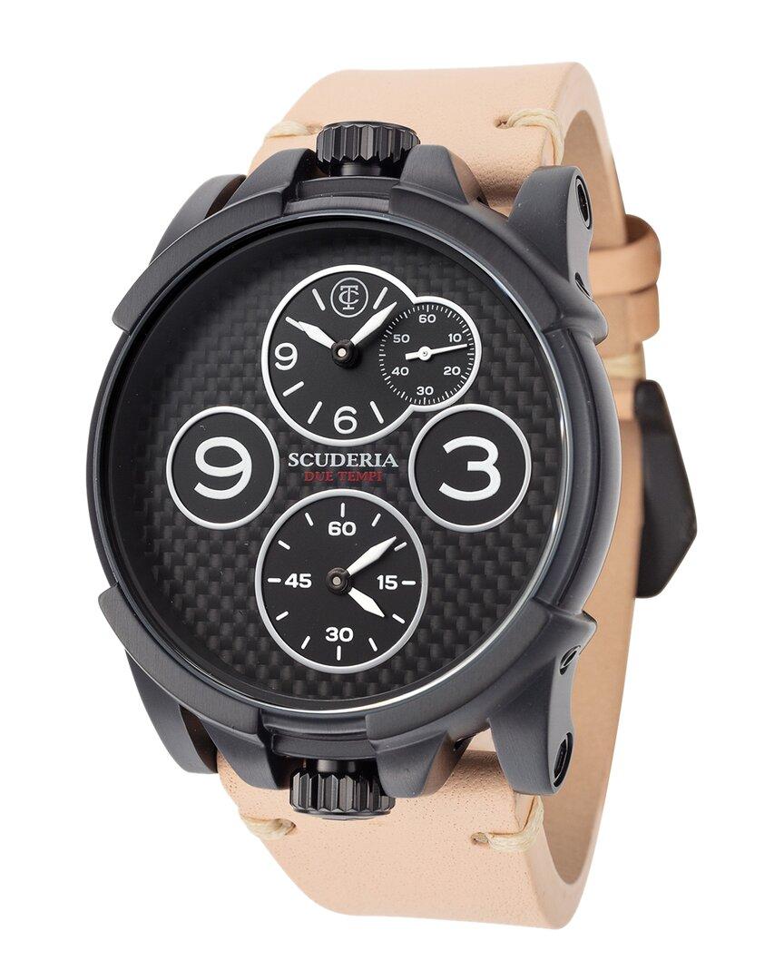 CT Scuderia Due Tempi Watch in Black for Men Lyst