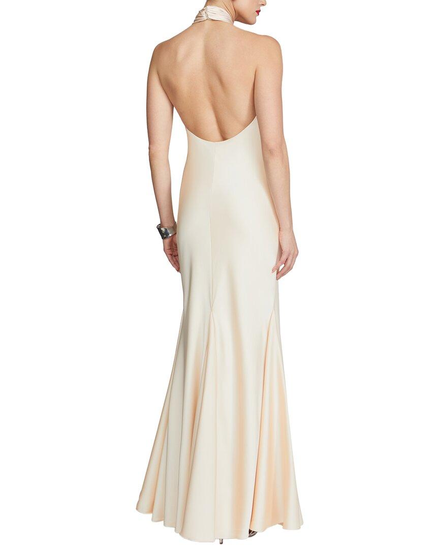 sachin and babi light blue dress Halston Heritage Gold Evening Gown main image 1
