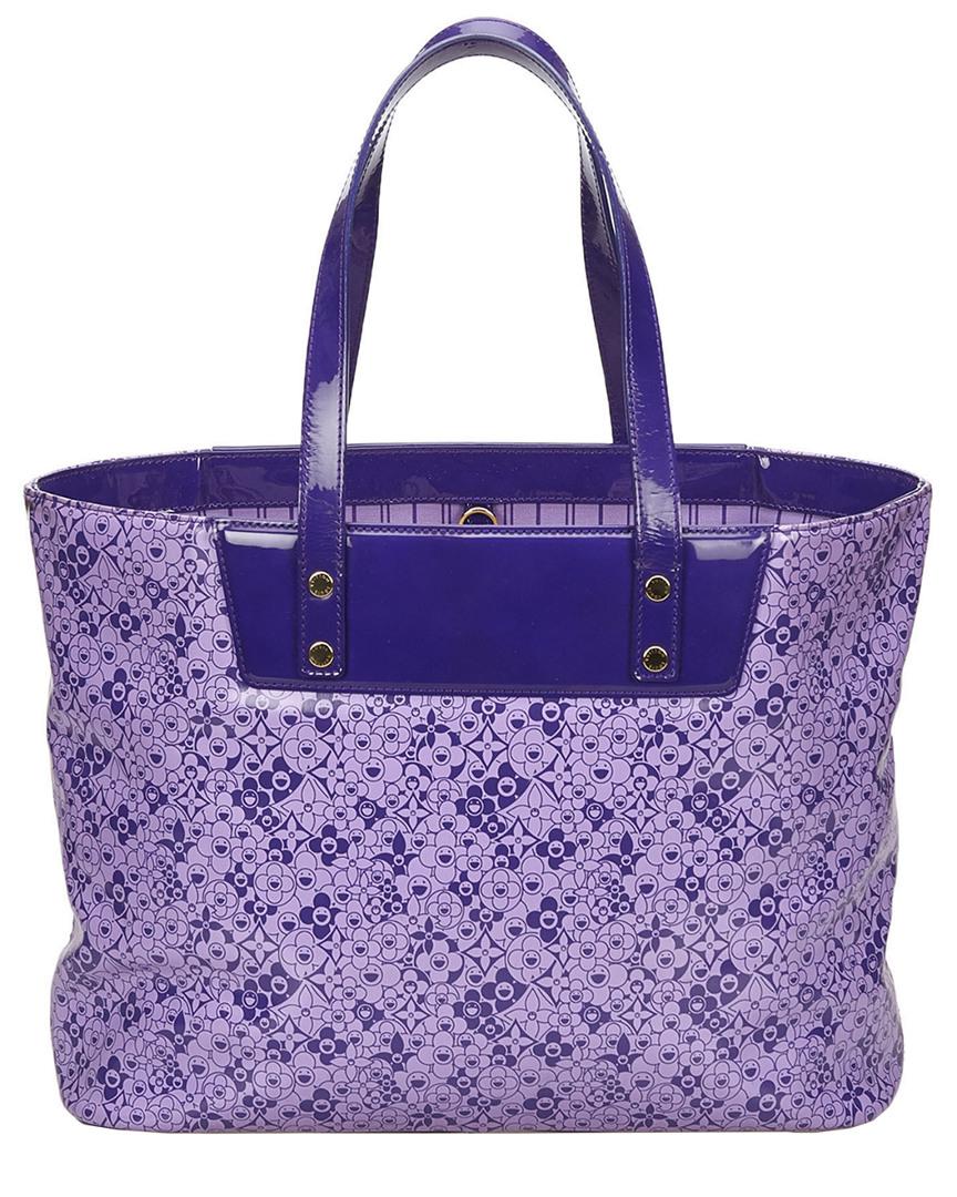 Louis Vuitton Limited Edition Purple Cosmic Blossom Monogram Vinyl Tote Gm - Lyst