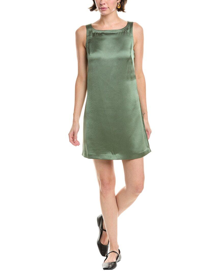 rebecca taylor green silk dress Rebecca Taylor Silk Chiffon Ruffle Dress - Jade