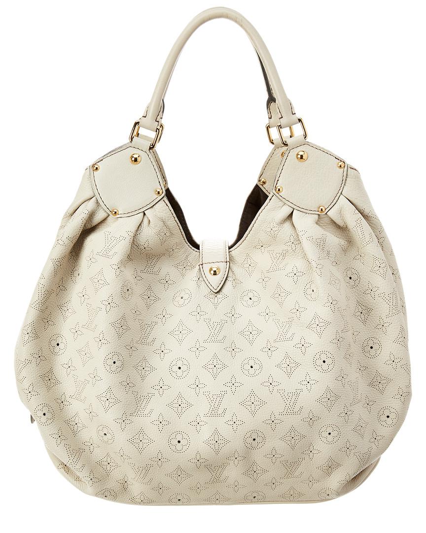 Louis Vuitton White Monogram Mahina Leather XL Bag Louis Vuitton