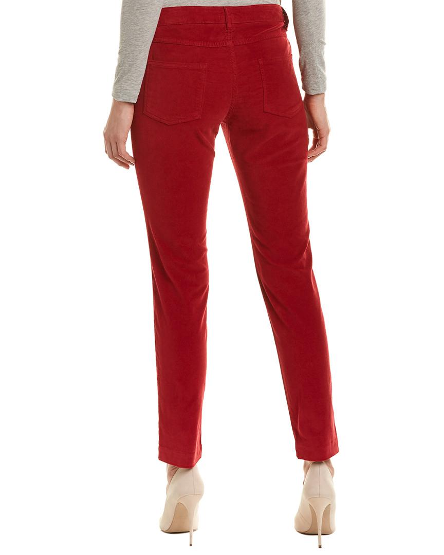 J.McLaughlin Velvet J. Mclaughlin Pant in Red Lyst