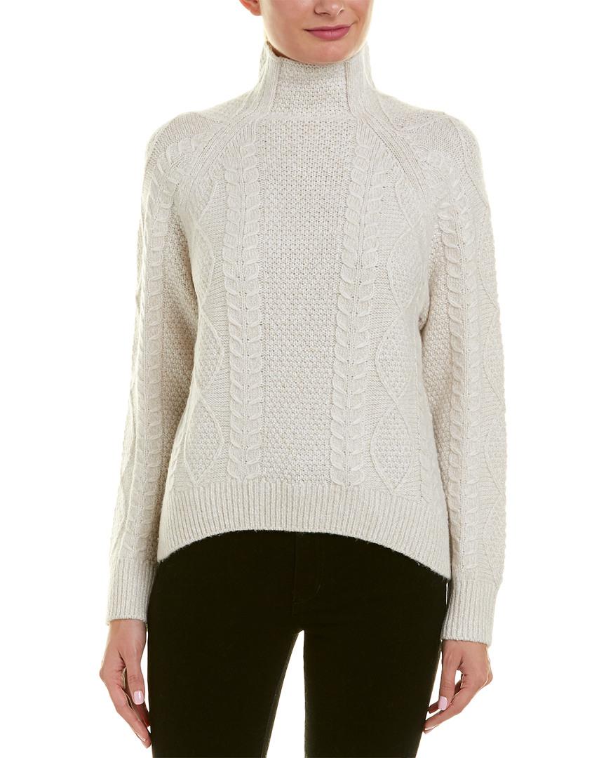vince cable knit sweater