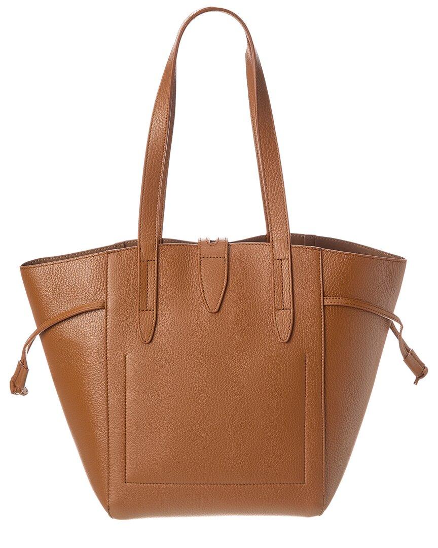 Furla Net Medium Leather Tote in Brown Lyst UK
