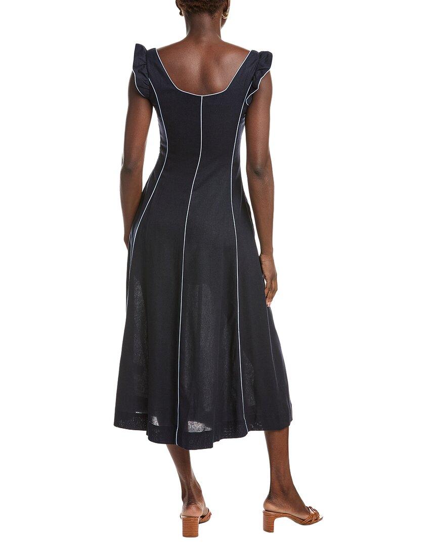 green emerald velvet dress Tie Waist V-Neck Dress Black / S main image 1