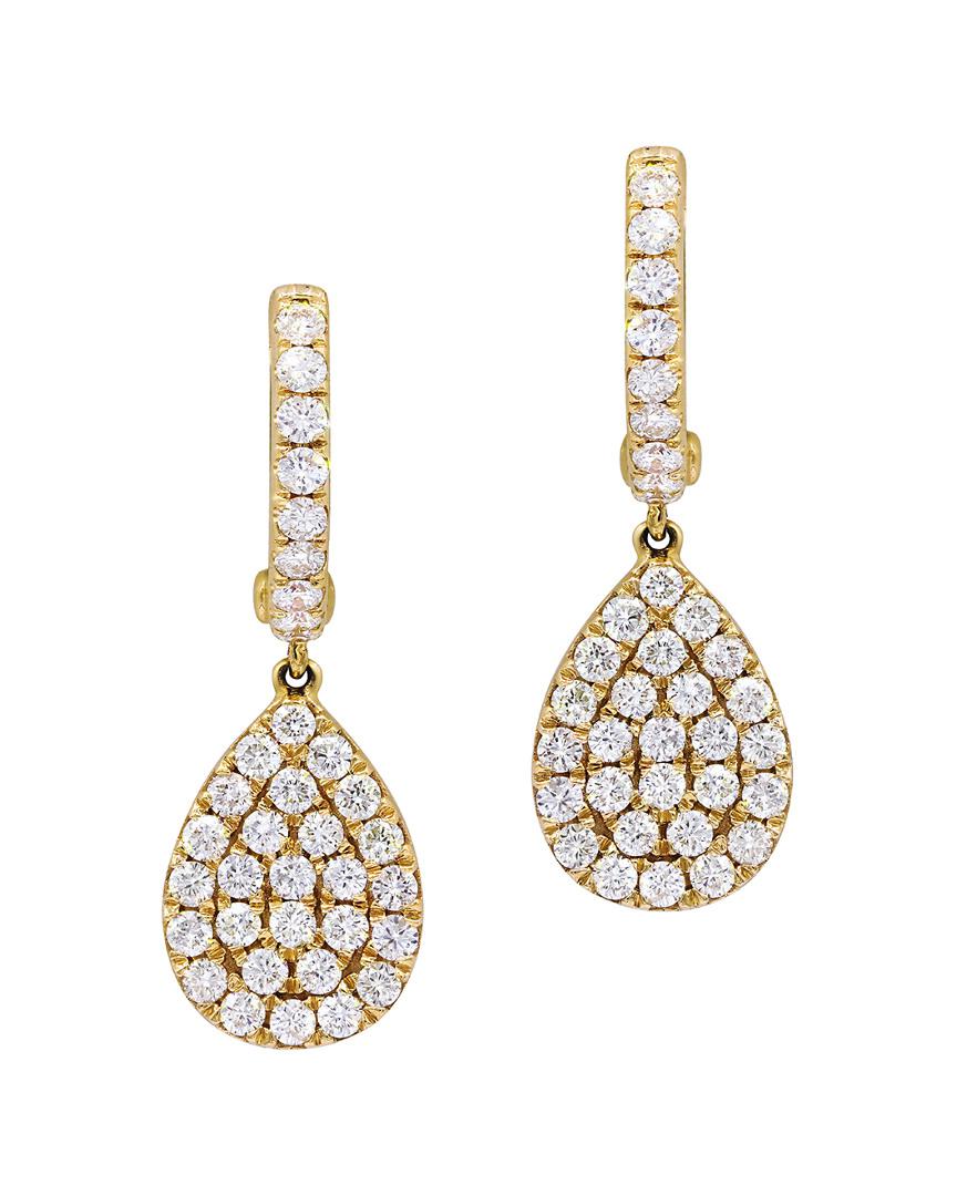 Diana M. Jewels . Fine Jewelry 18k 1.55 Ct. Tw. Diamond Earrings in ...