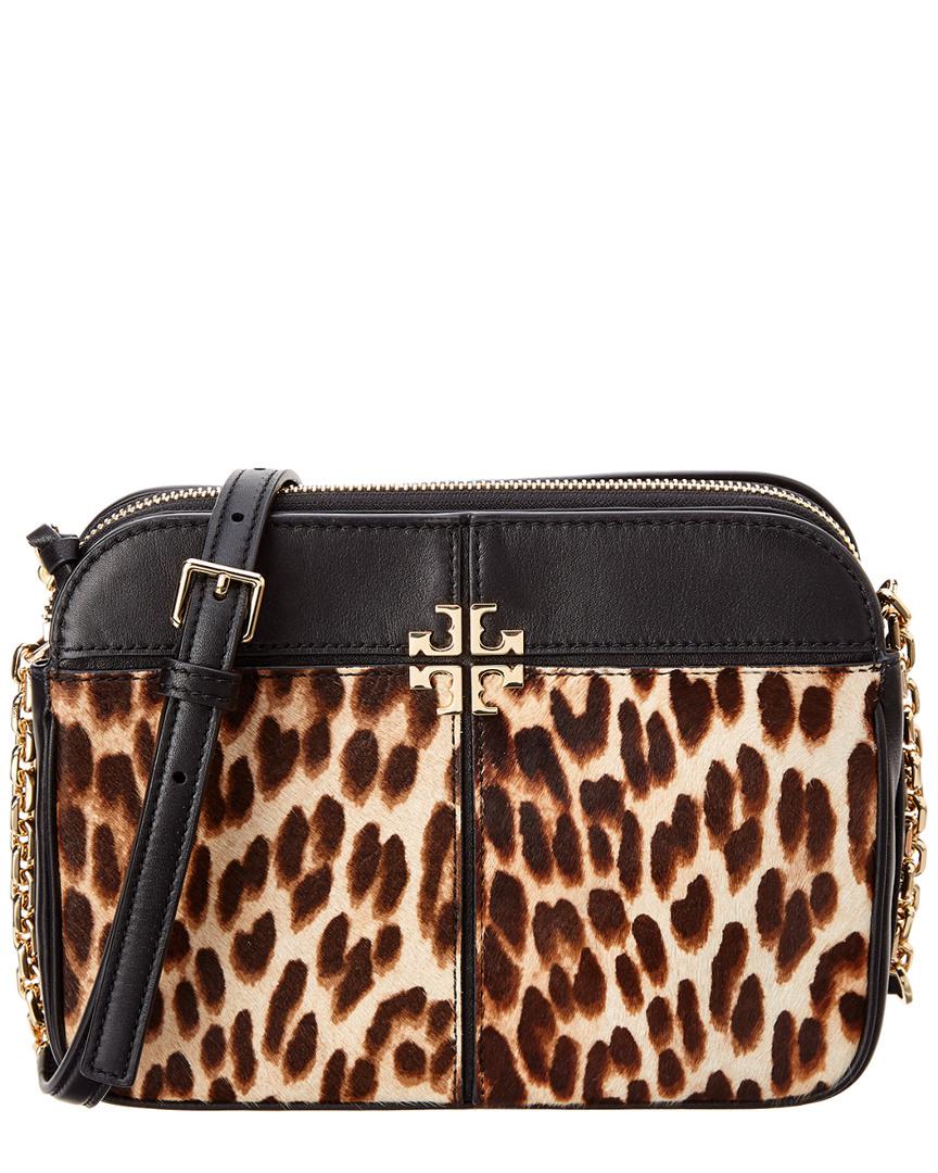 Tory burch top leopard crossbody