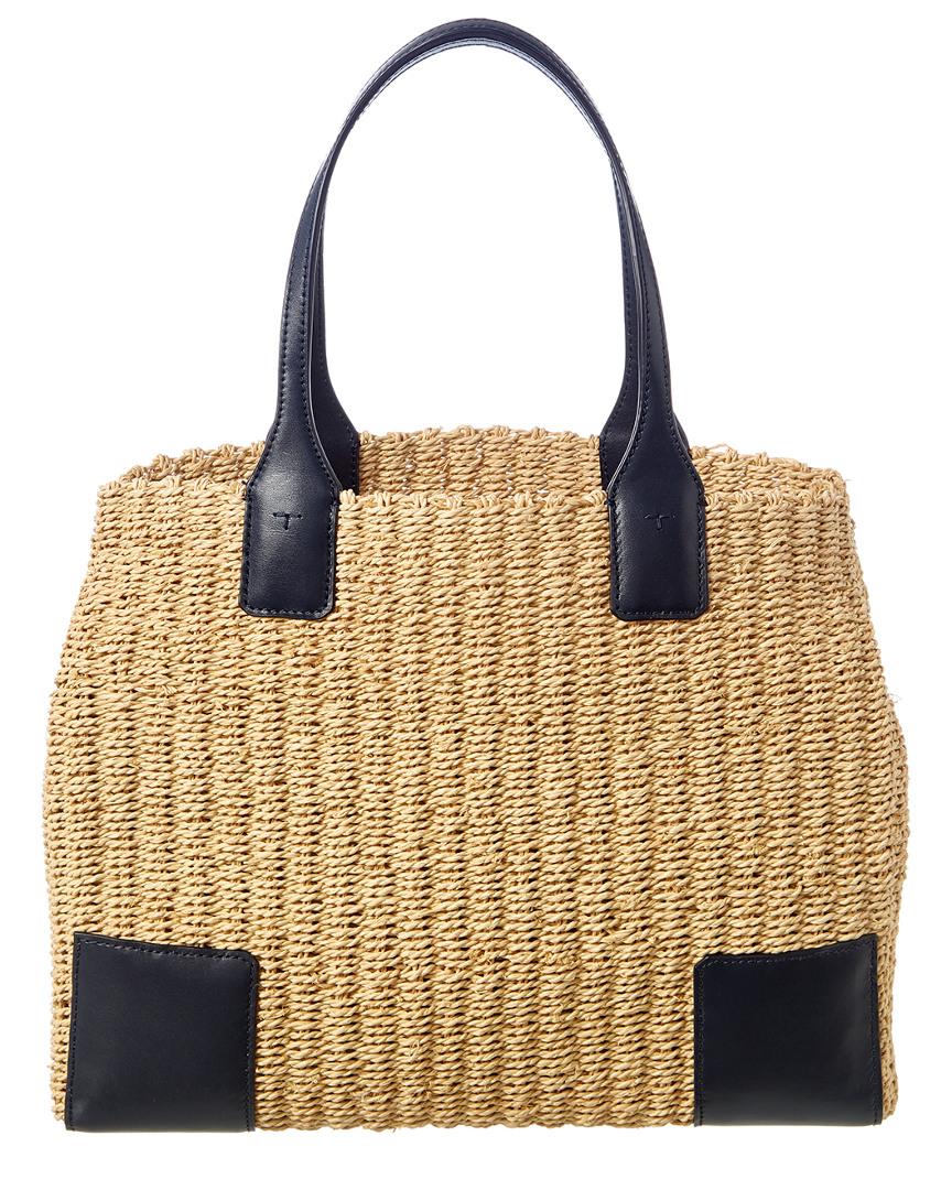 ella straw tote