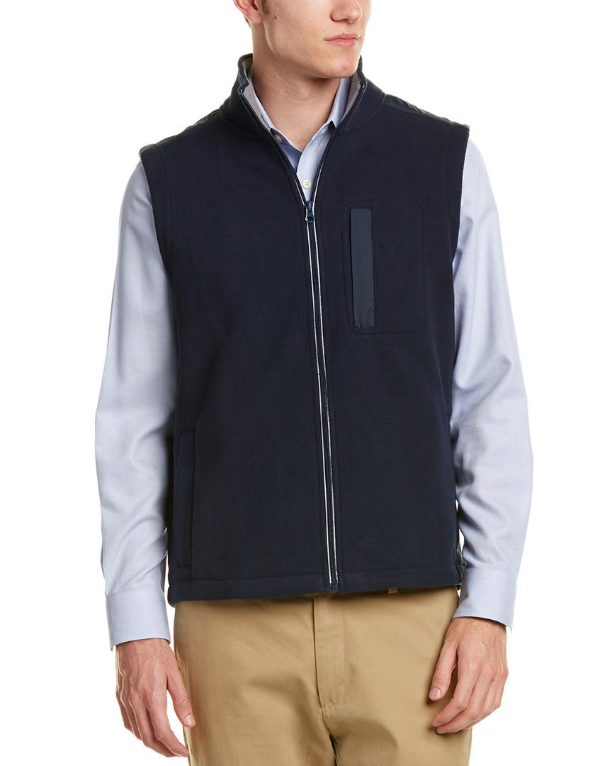brooks brothers fleece vest