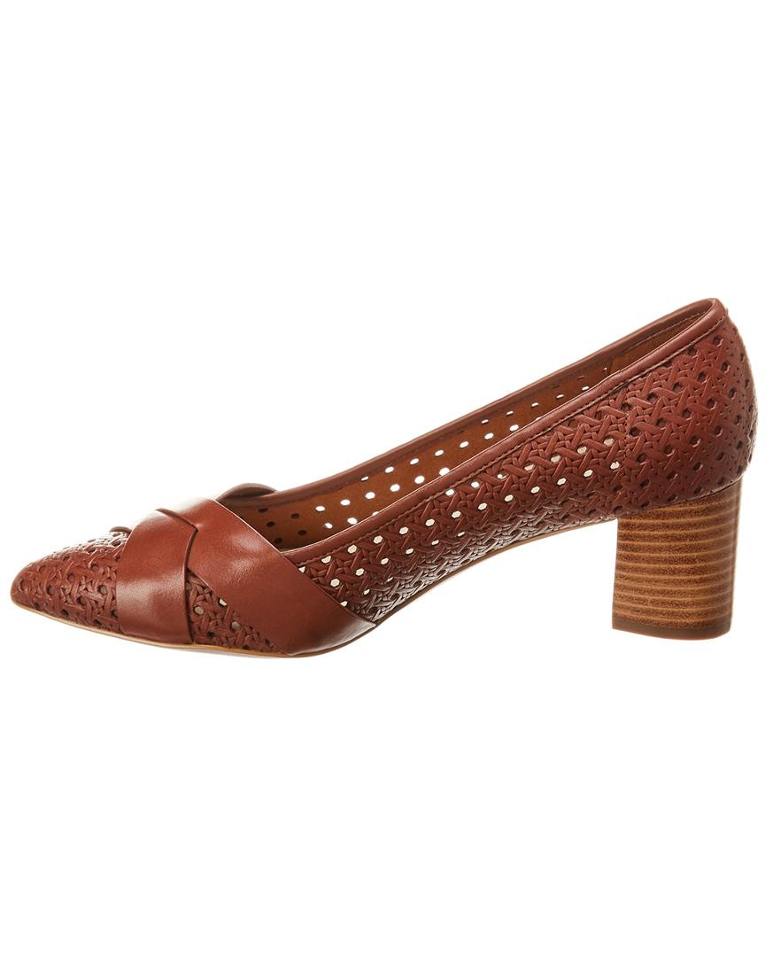 cole haan leather pumps