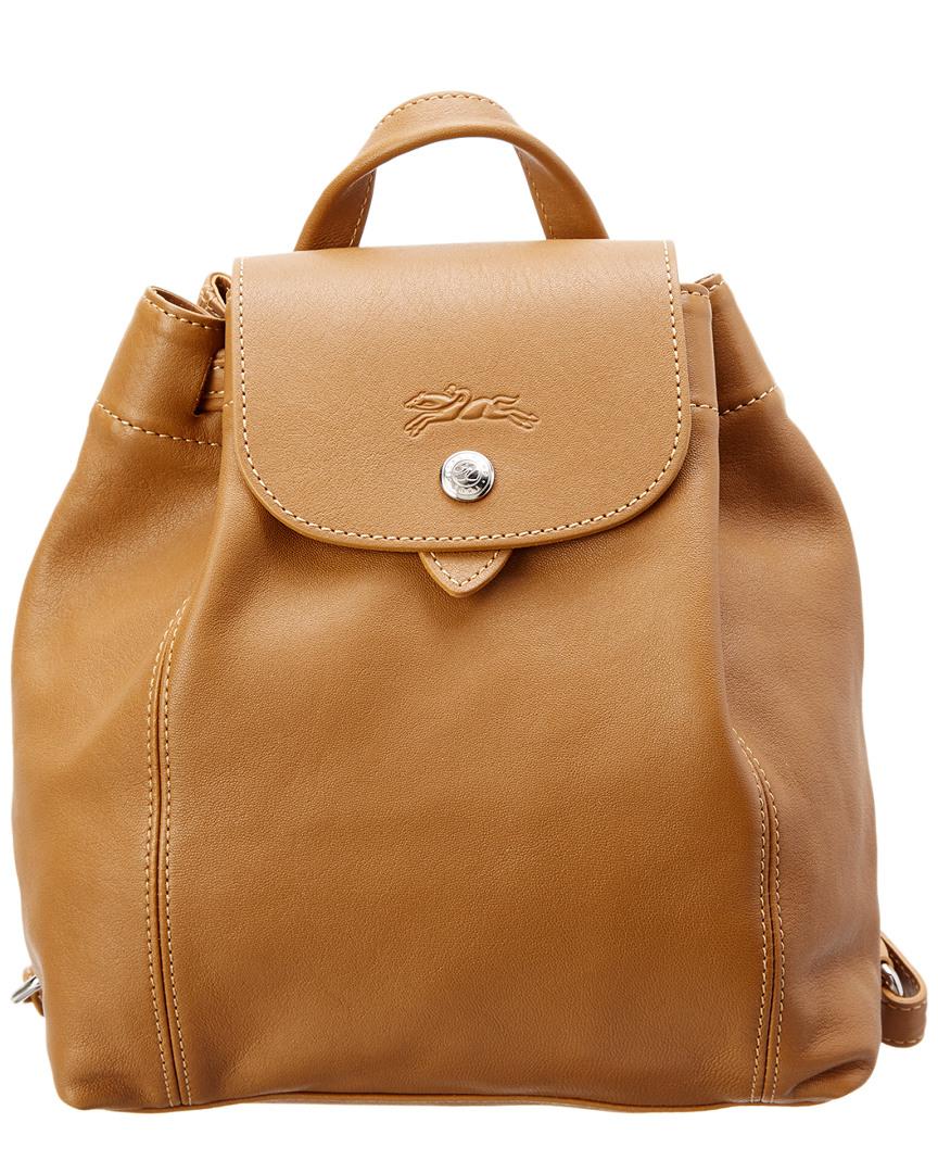 Longchamp Le Pliage Cuir Xs Leather Backpack Lyst