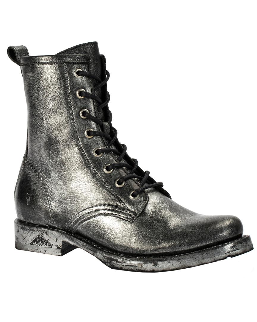 frye combat boots veronica