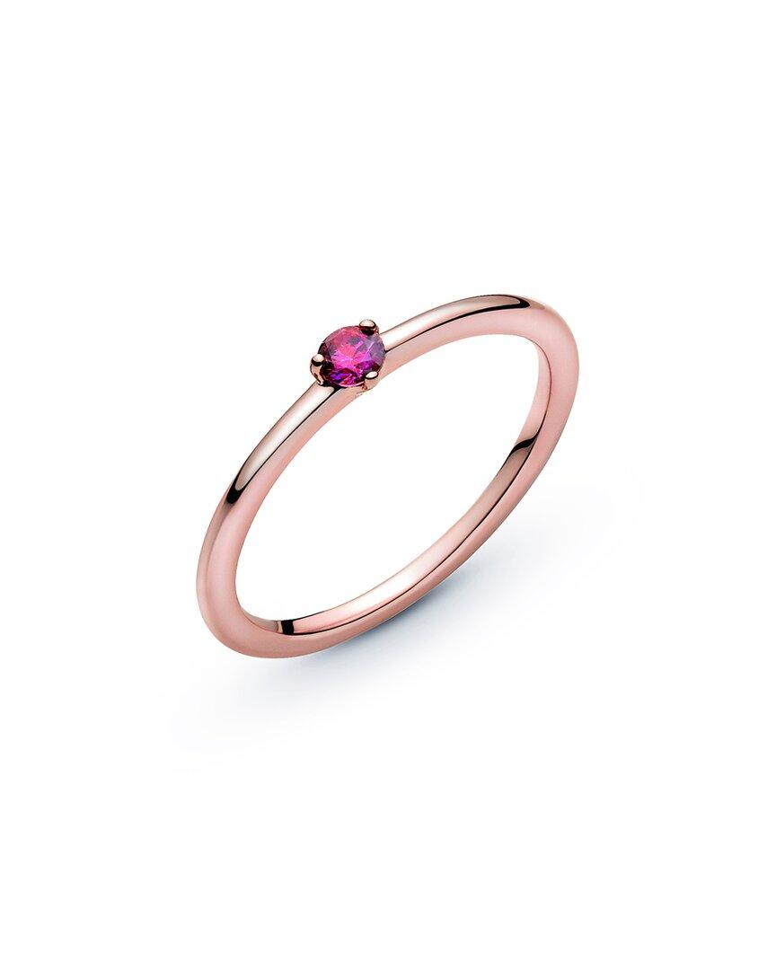 PANDORA Timeless 14k Rose Gold Plated Cz Ring in Pink | Lyst