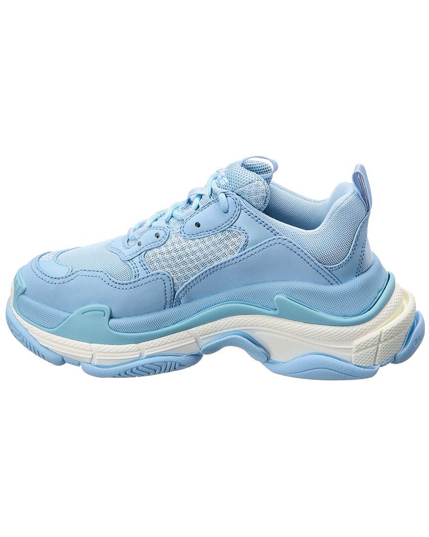 balenciaga triple s green blue