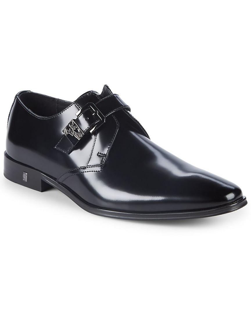versace black dress shoes