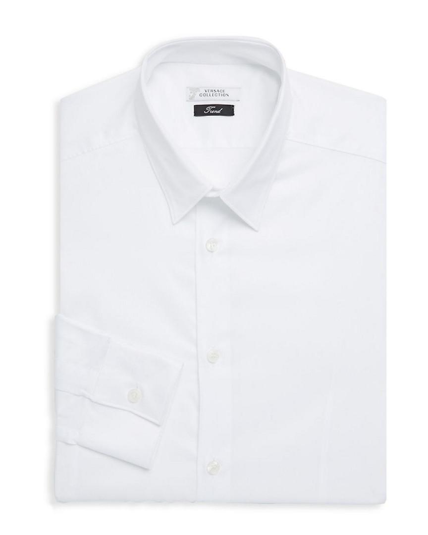 Versace Cotton Trend-fit Dress Shirt in 