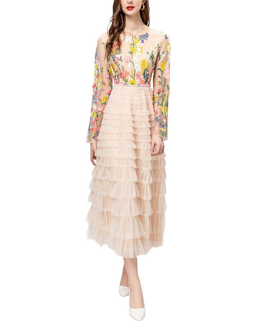 chinese dress ladies Adele Berto Maxi Dress