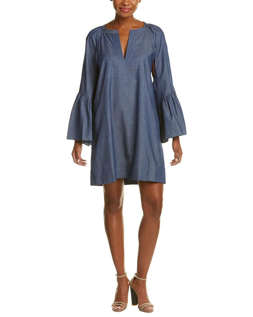 bcbg bell sleeve dress