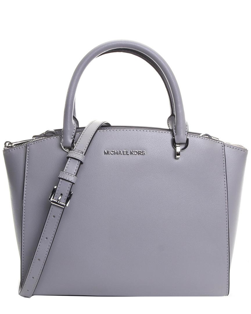 ellis large leather satchel