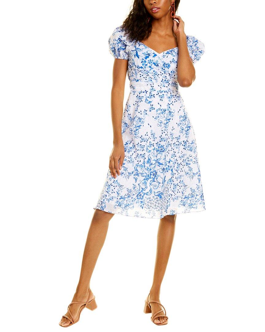 ATELIER Porcelain Maxi Dress in Blue | Lyst