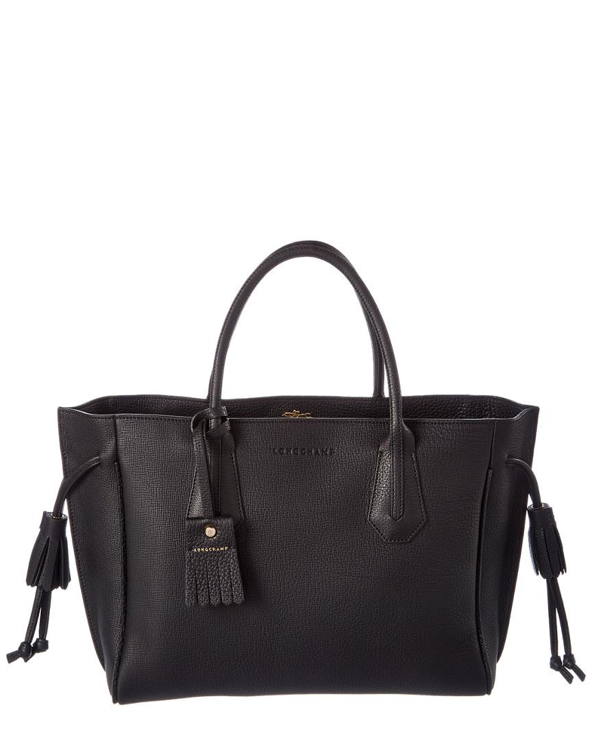 Longchamp Penelope Medium Leather Tote 