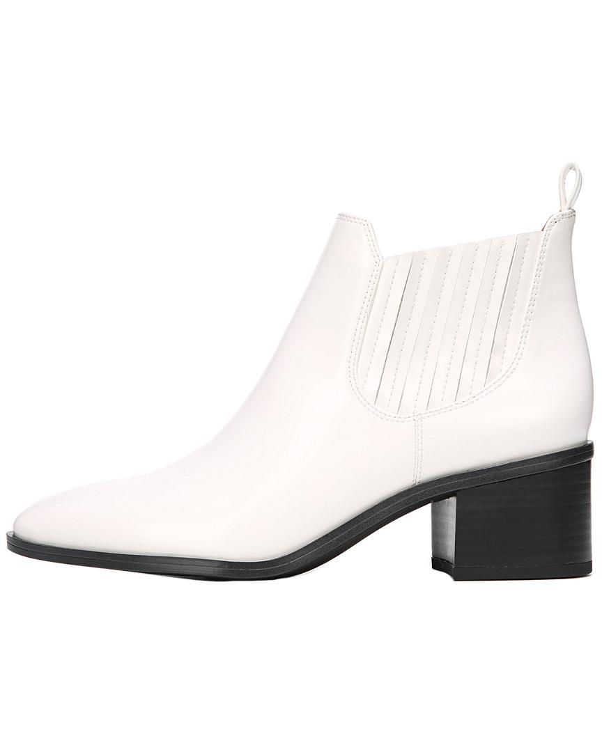 franco sarto white booties