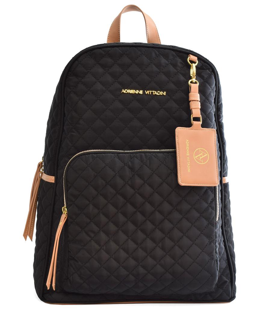 adrienne vittadini backpack black