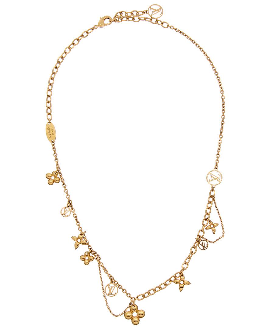 Shop Louis Vuitton 2019-20FW Blooming Strass Necklace (M68374) by