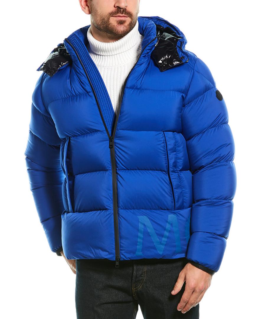 moncler blue bubble coat
