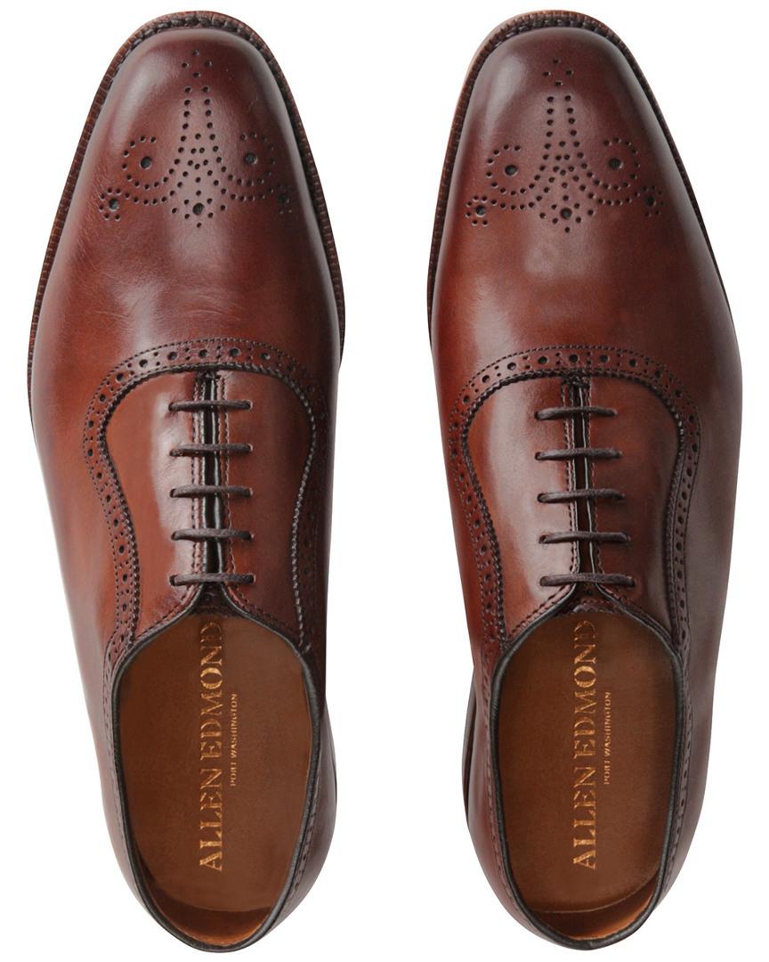 Allen Edmonds Cornwallis Ungaro Leather Plain Toe in Brown for Men - Lyst