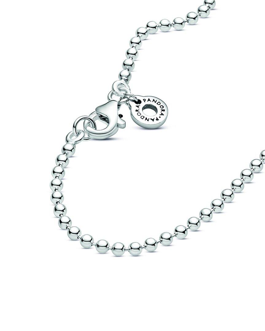 Pandora Signature Pavé & Beads Pendant & Necklace | Sterling silver |  Pandora US