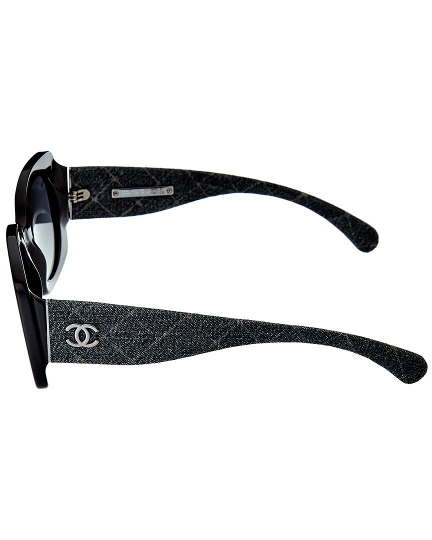 chanel denim glasses