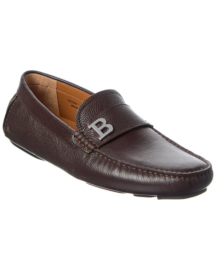 NWT Bally Wolter.O Brown Pebbled Leather Driver Loafers Men\'s US 12 EU 45 Italy Bally Drivers | eBay main image 2