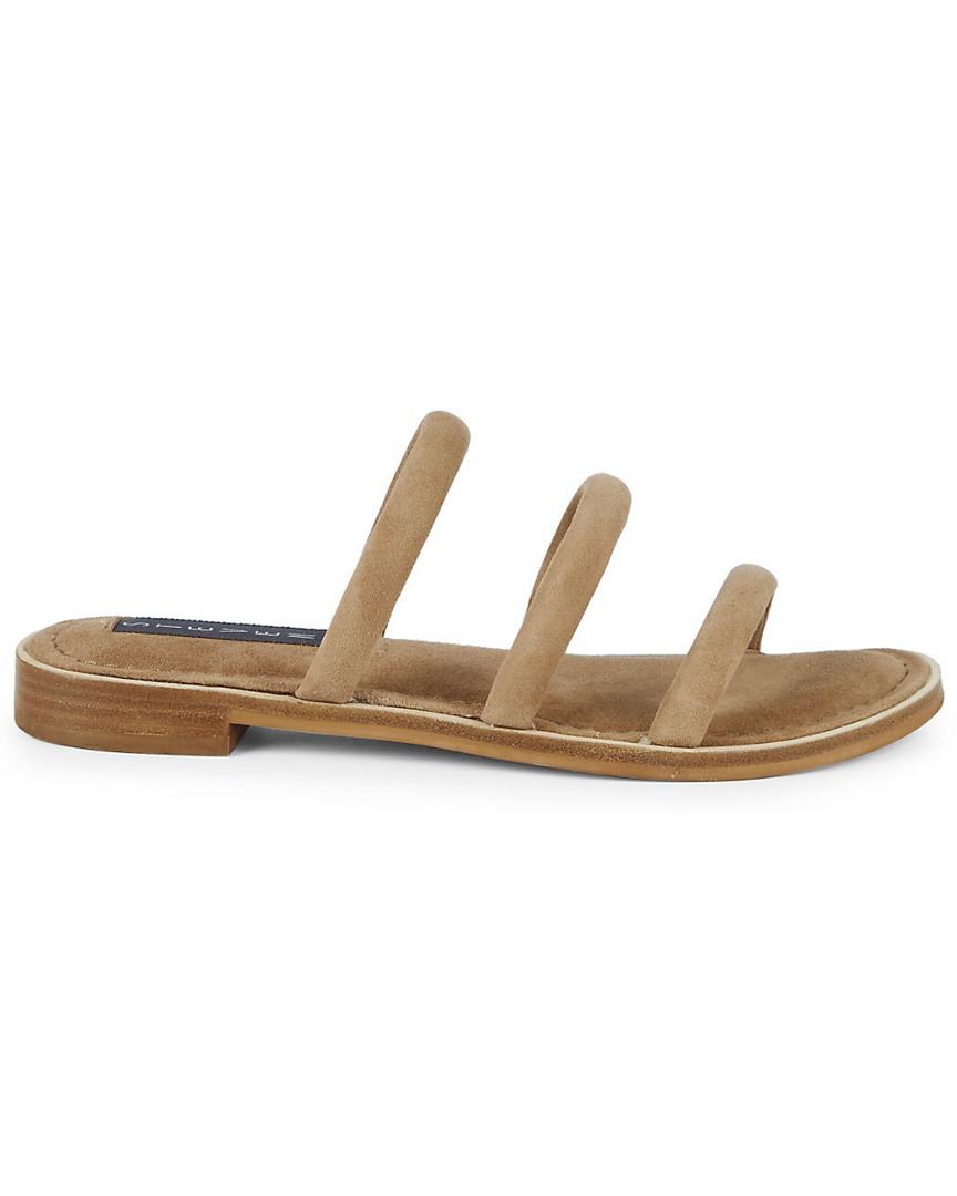 steve madden tan slides