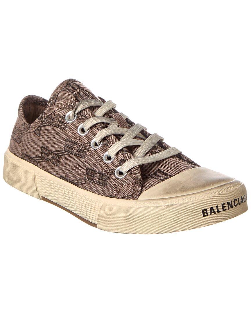 Balenciaga Bb Monogram Canvas Sneaker in Gray Lyst