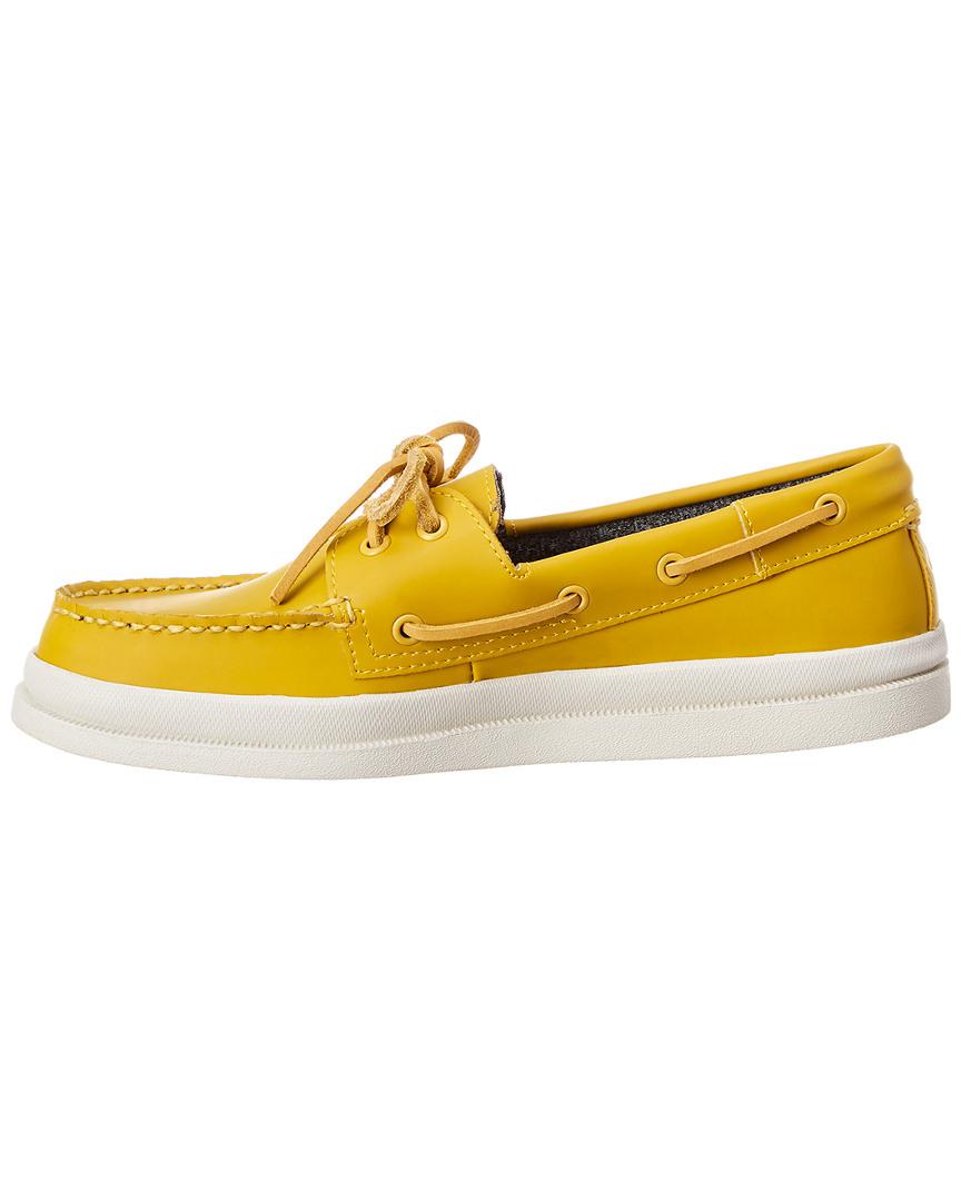 yellow deck shoes