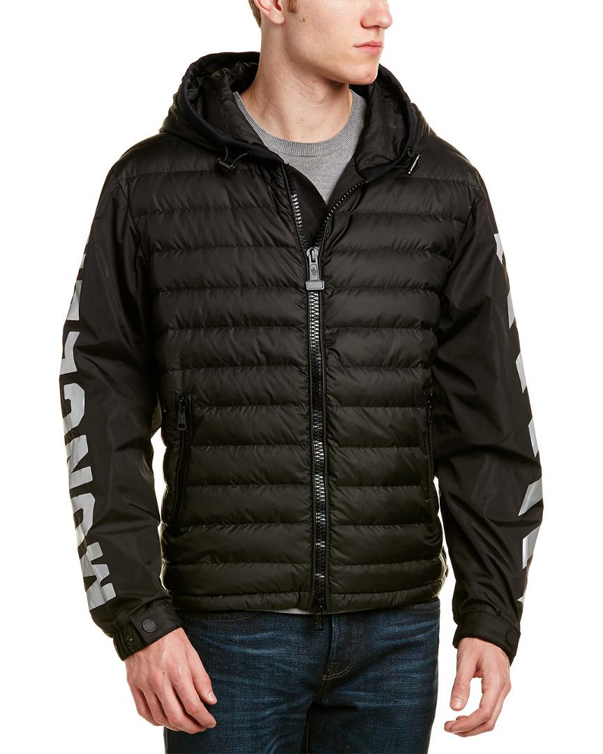Moncler Synthetic X Off-white Tablier Quilted Down Jacket in Black for Men  - Lyst