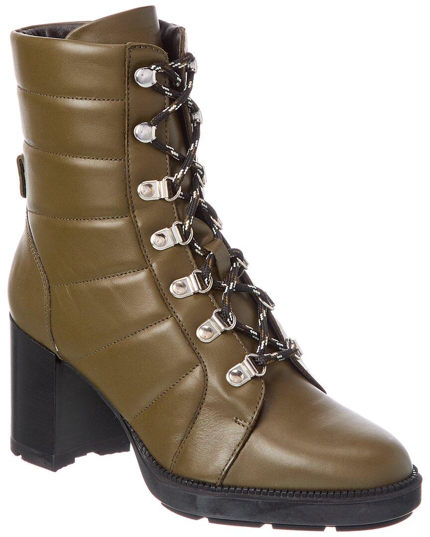 Aquatalia | Shoes | New Aquatalia Womens Fawn Leather  NEW AQUATALIA women\'s fawn leather snakeskin lace up boots in caramel display picture 1
