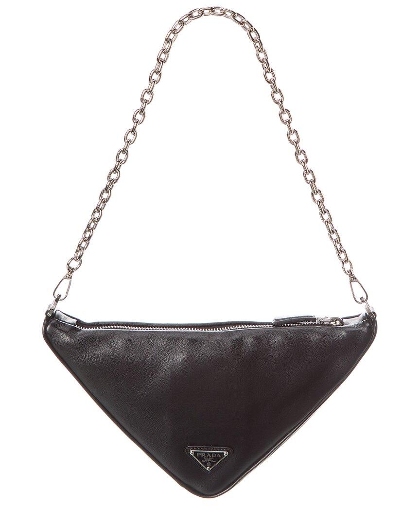 Prada Prada Triangle comforting Leather Shoulder